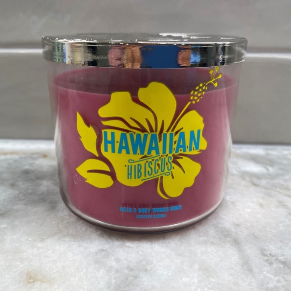 Bath & Body Works Other - NWT Bath and Body Works Hawaiian Hibiscus 3-Wick Candle